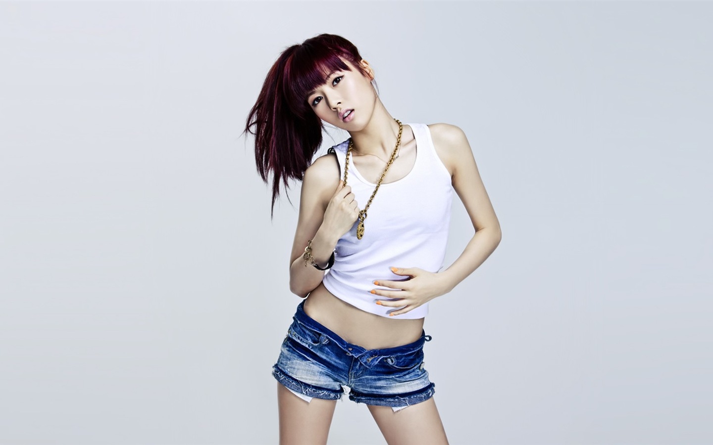 4Minute Korean music beautiful girls combination HD wallpapers #11 - 1440x900