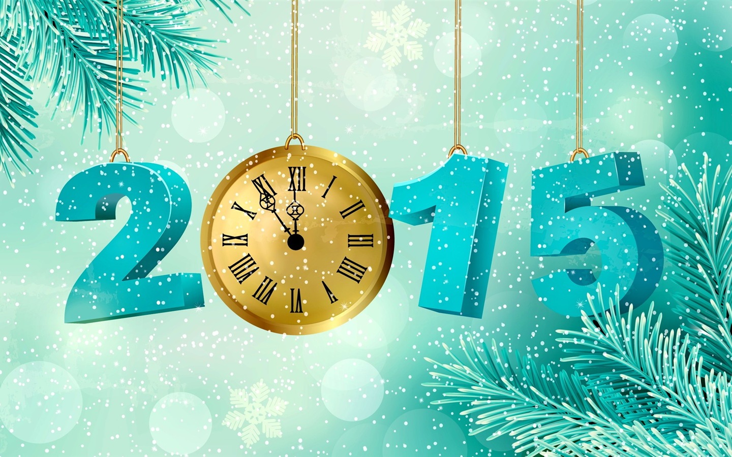 2015 New Year theme HD wallpapers (1) #2 - 1440x900