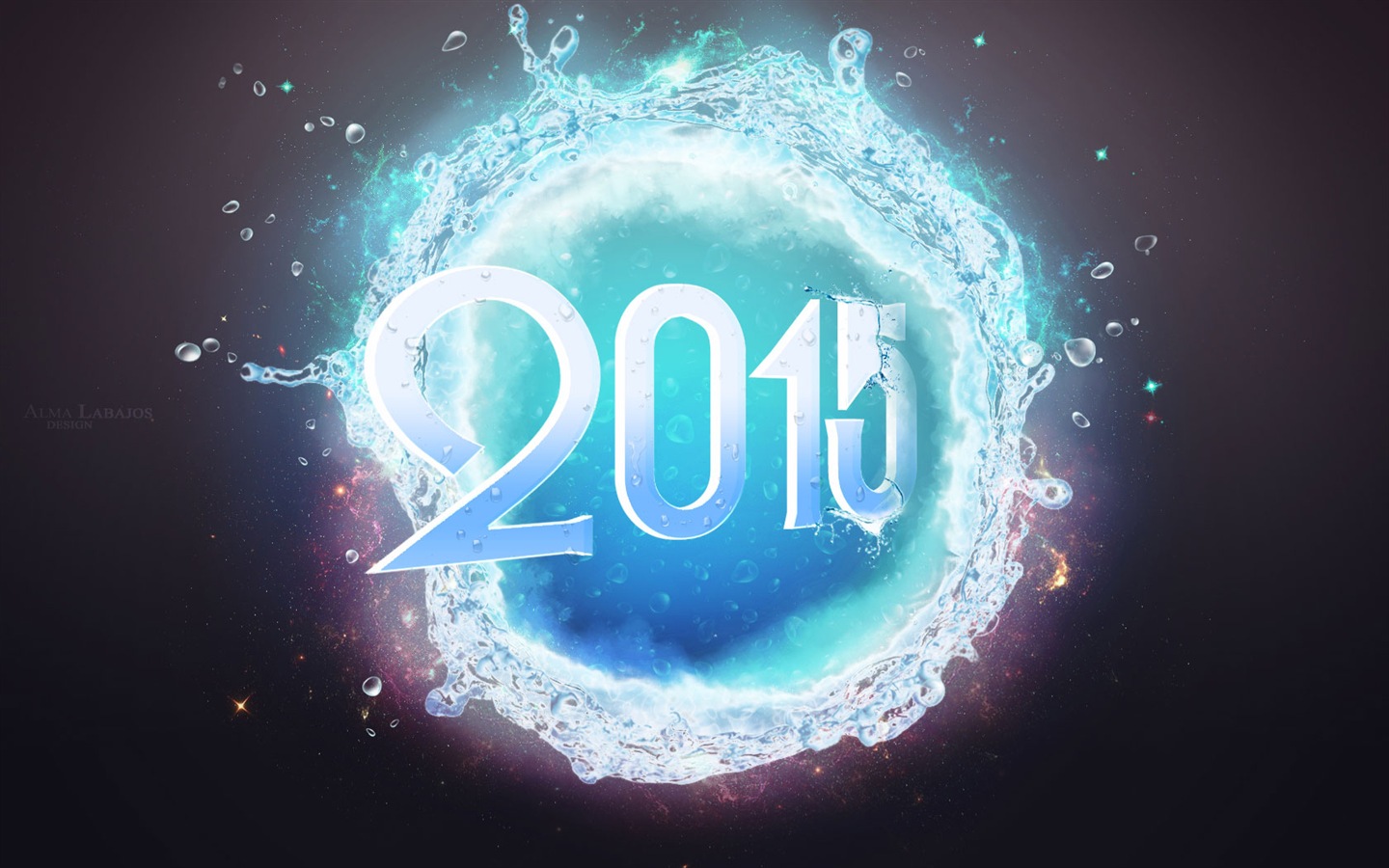 2015 Новый год тема HD обои (2) #3 - 1440x900