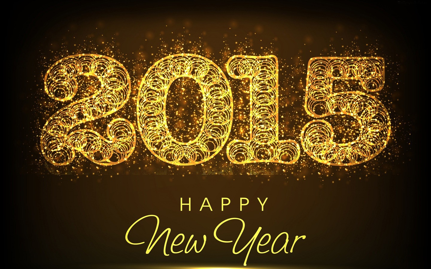 2015 Новый год тема HD обои (2) #5 - 1440x900