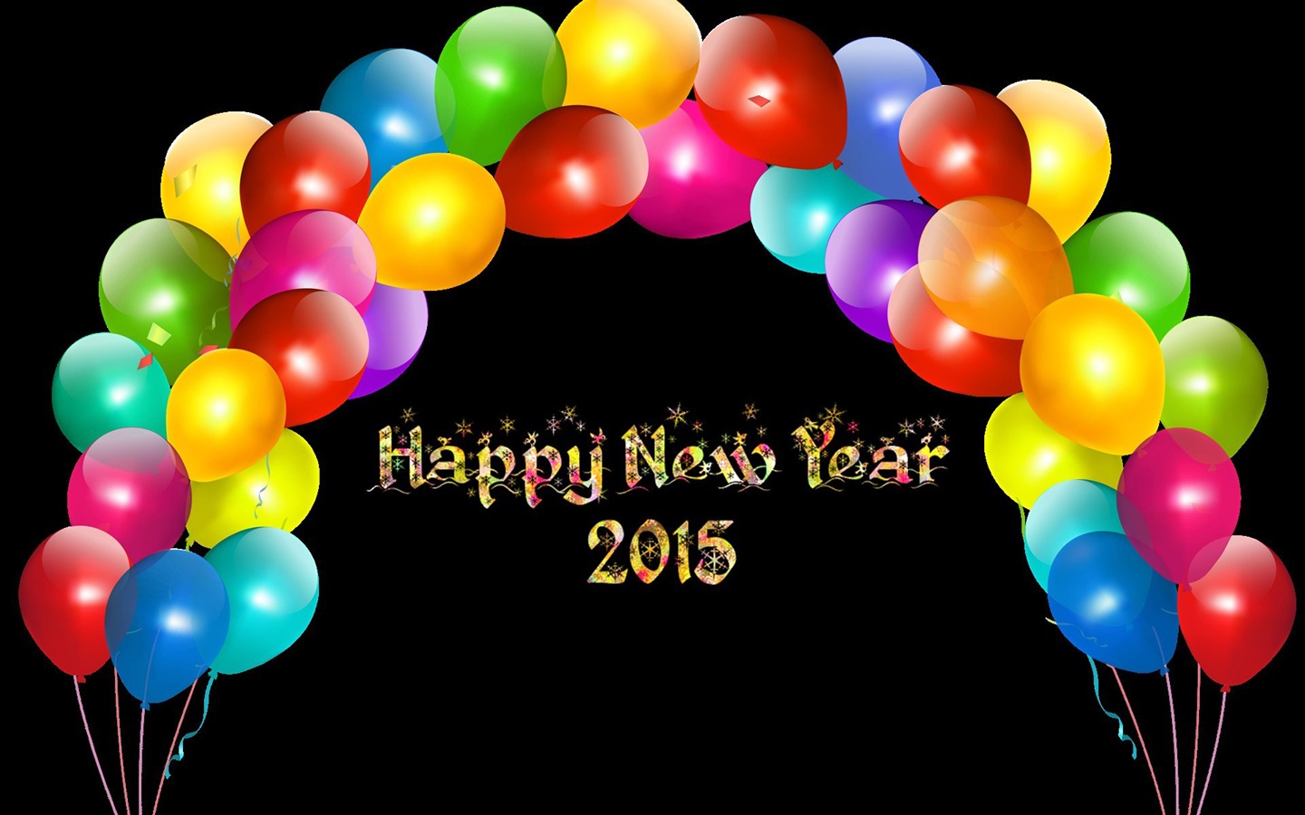 2015 Новый год тема HD обои (2) #6 - 1440x900