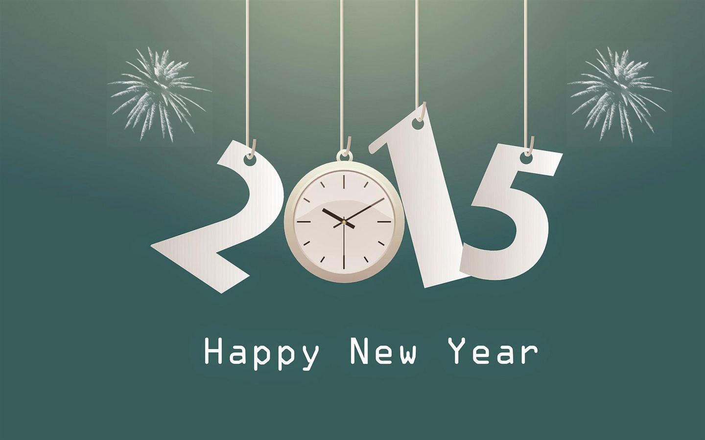 2015 Новый год тема HD обои (2) #9 - 1440x900
