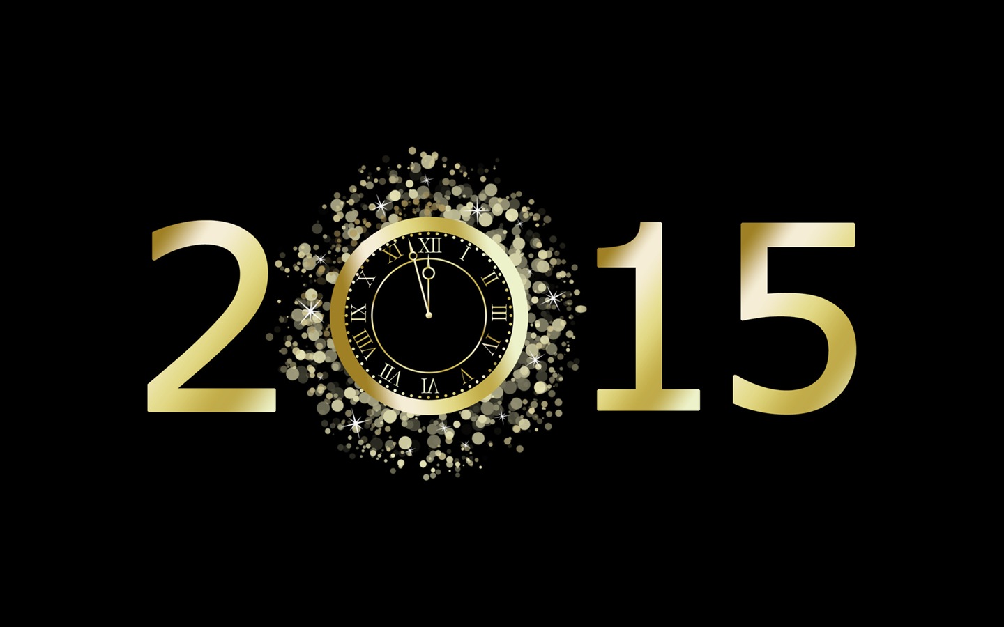 2015 New Year theme HD wallpapers (2) #12 - 1440x900