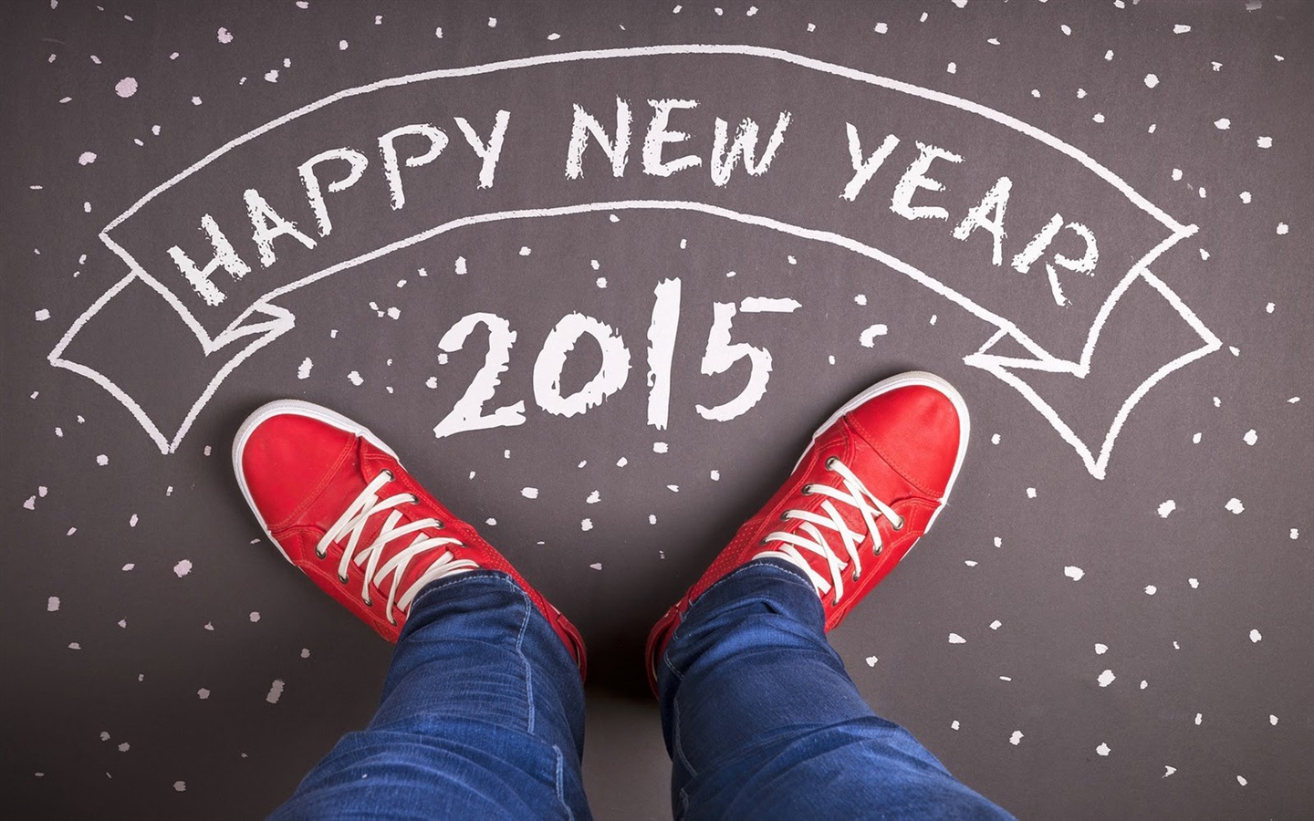 2015 Новый год тема HD обои (2) #15 - 1440x900