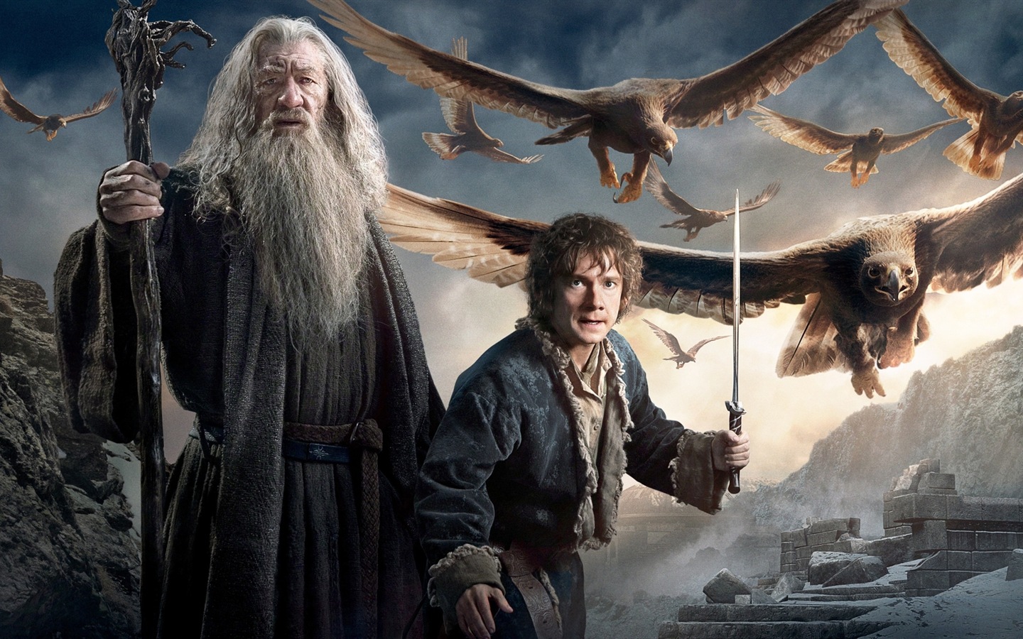 El Hobbit: La Batalla de los Cinco Ejércitos, fondos de pantalla de películas de alta definición #4 - 1440x900