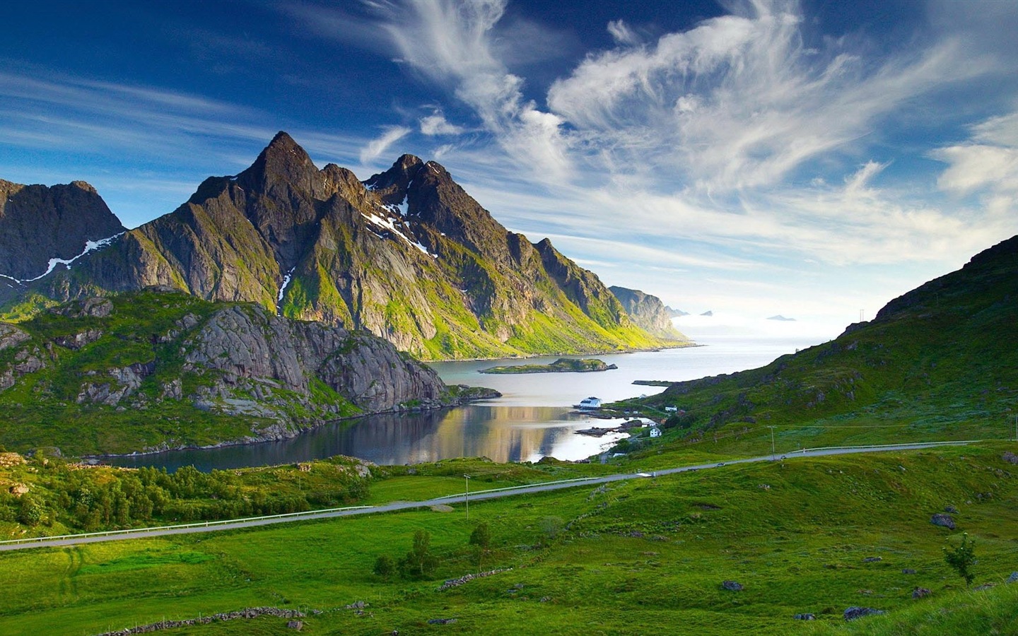 Nordic krásné přírodní scenérie HD tapety na plochu #1 - 1440x900