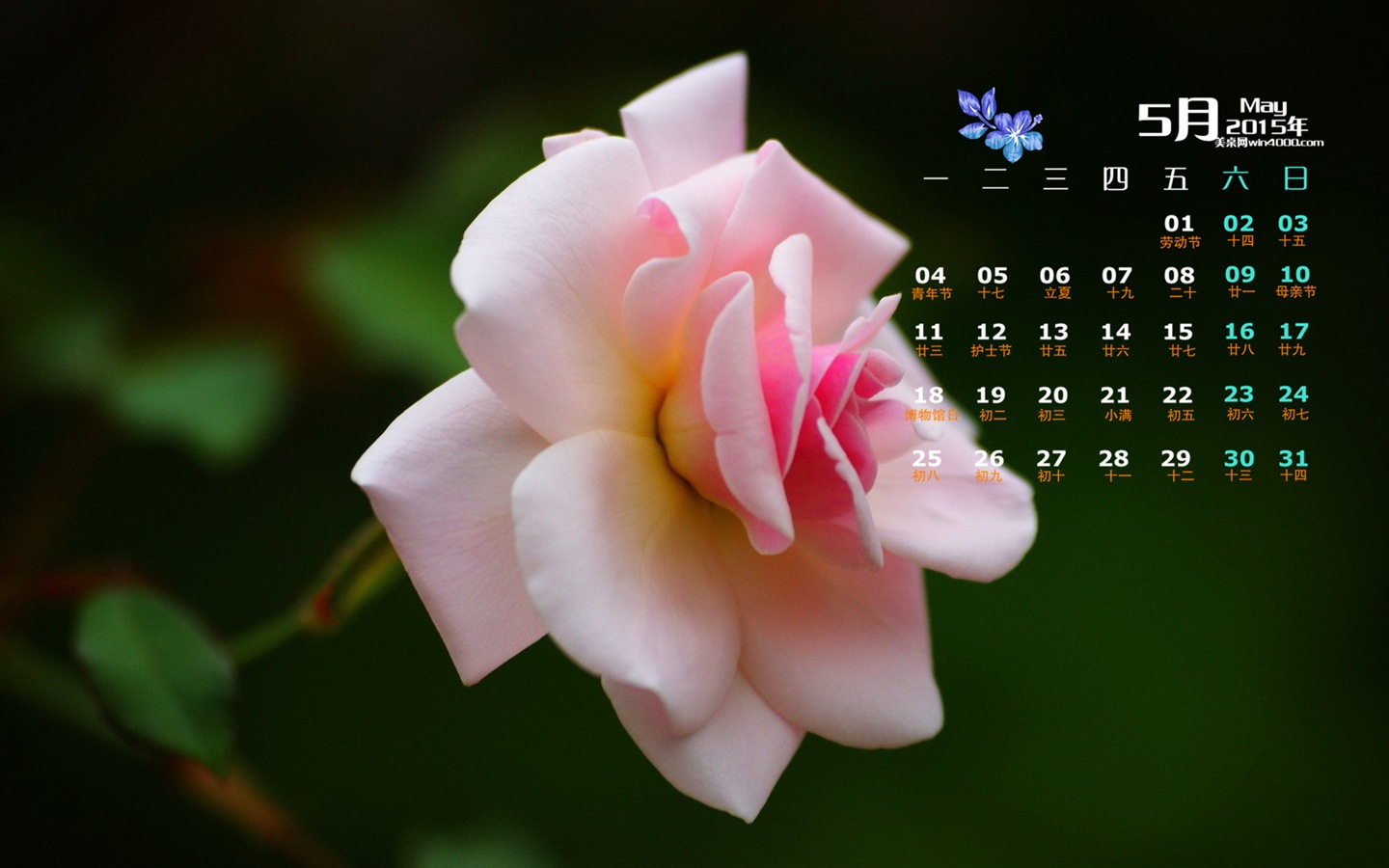 Май 2015 календарный обои (1) #18 - 1440x900