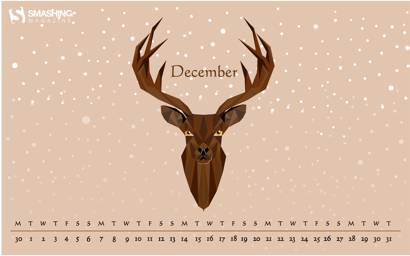 Декабрь 2015 Календарь обои (2) #13 - 1440x900