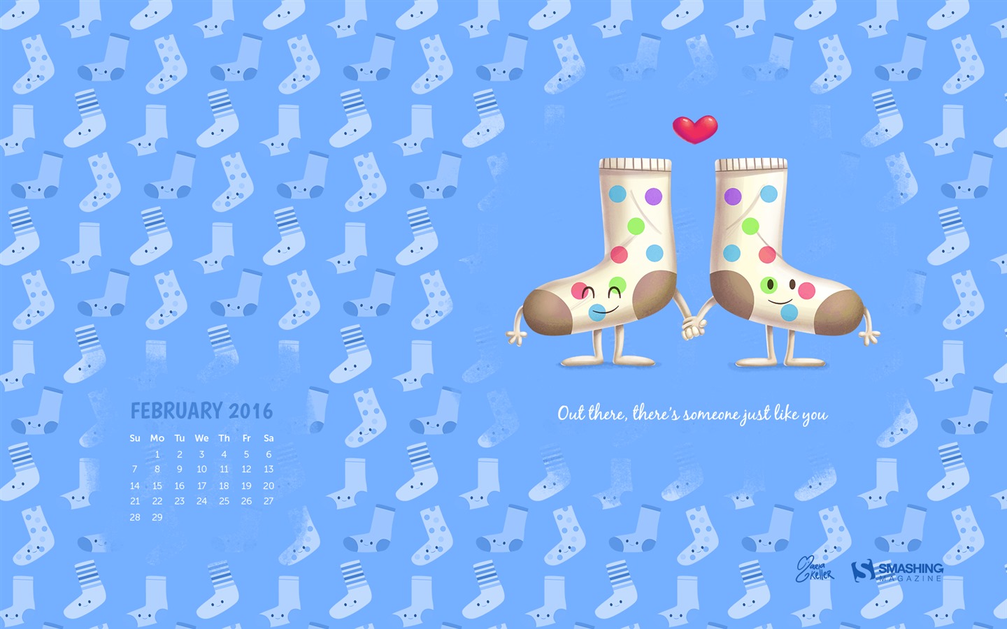 February 2016 Calendar wallpaper (2) #10 - 1440x900