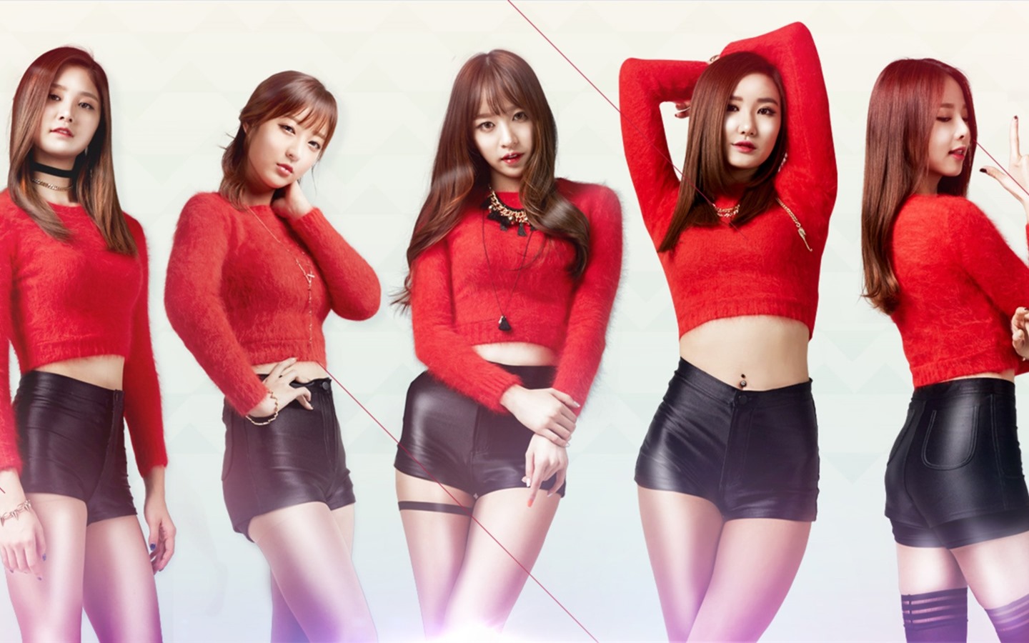 EXID 超越梦想 韩国音乐女子组合 高清壁纸6 - 1440x900