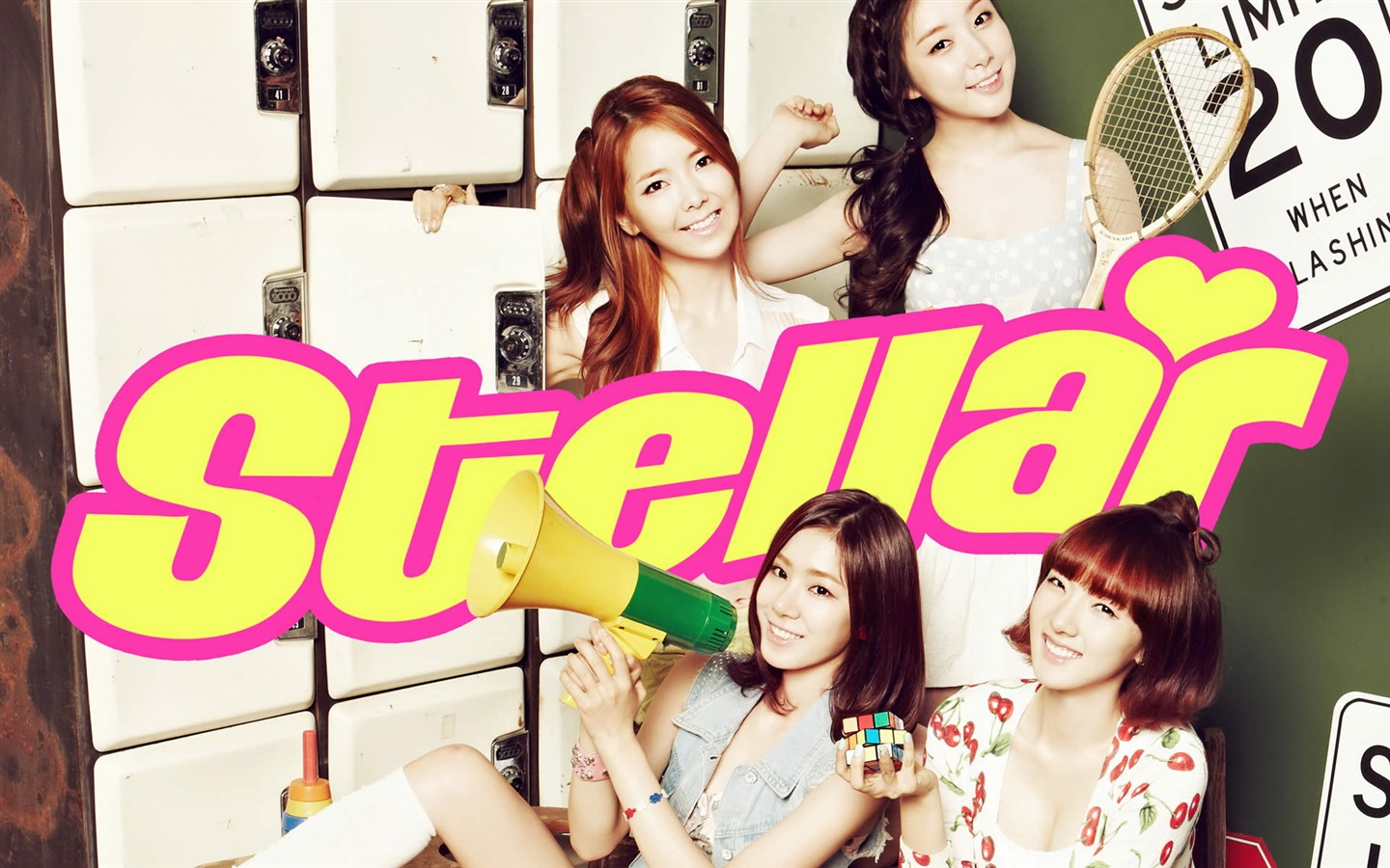 Stellar korejský hudební dívčí skupina tapety HD #9 - 1440x900
