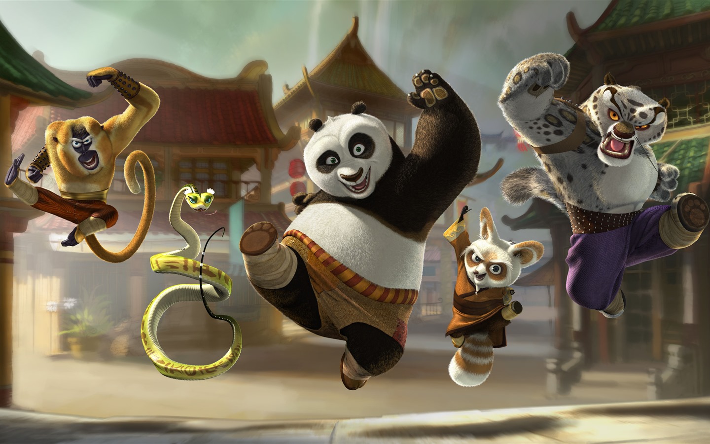 Kung Fu Panda 3, fondos de pantalla de alta definición de películas #15 - 1440x900