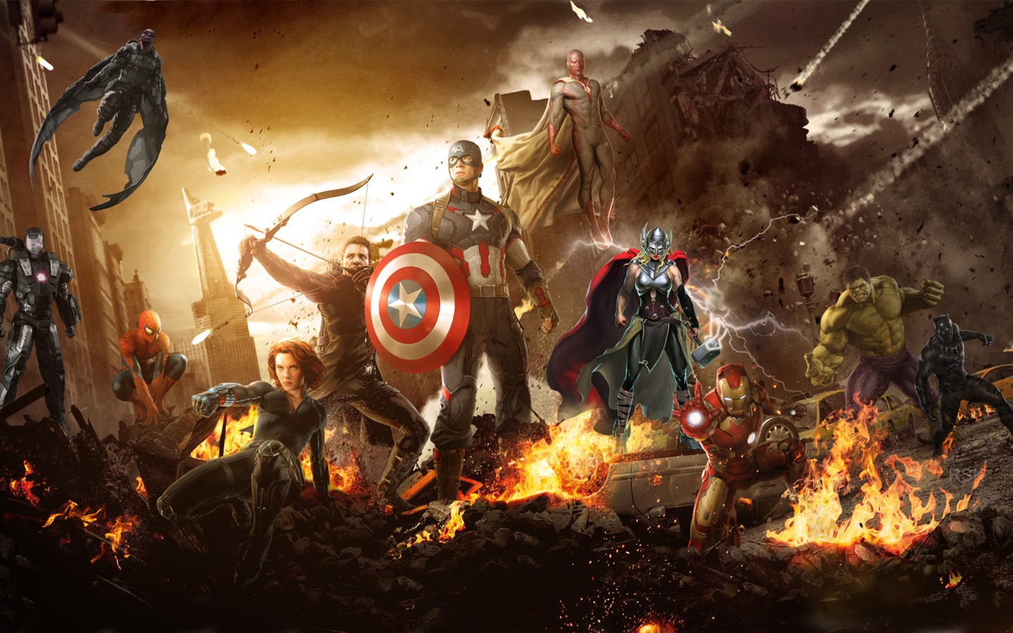 Capitán América: guerra civil, fondos de pantalla de alta definición de películas #4 - 1440x900