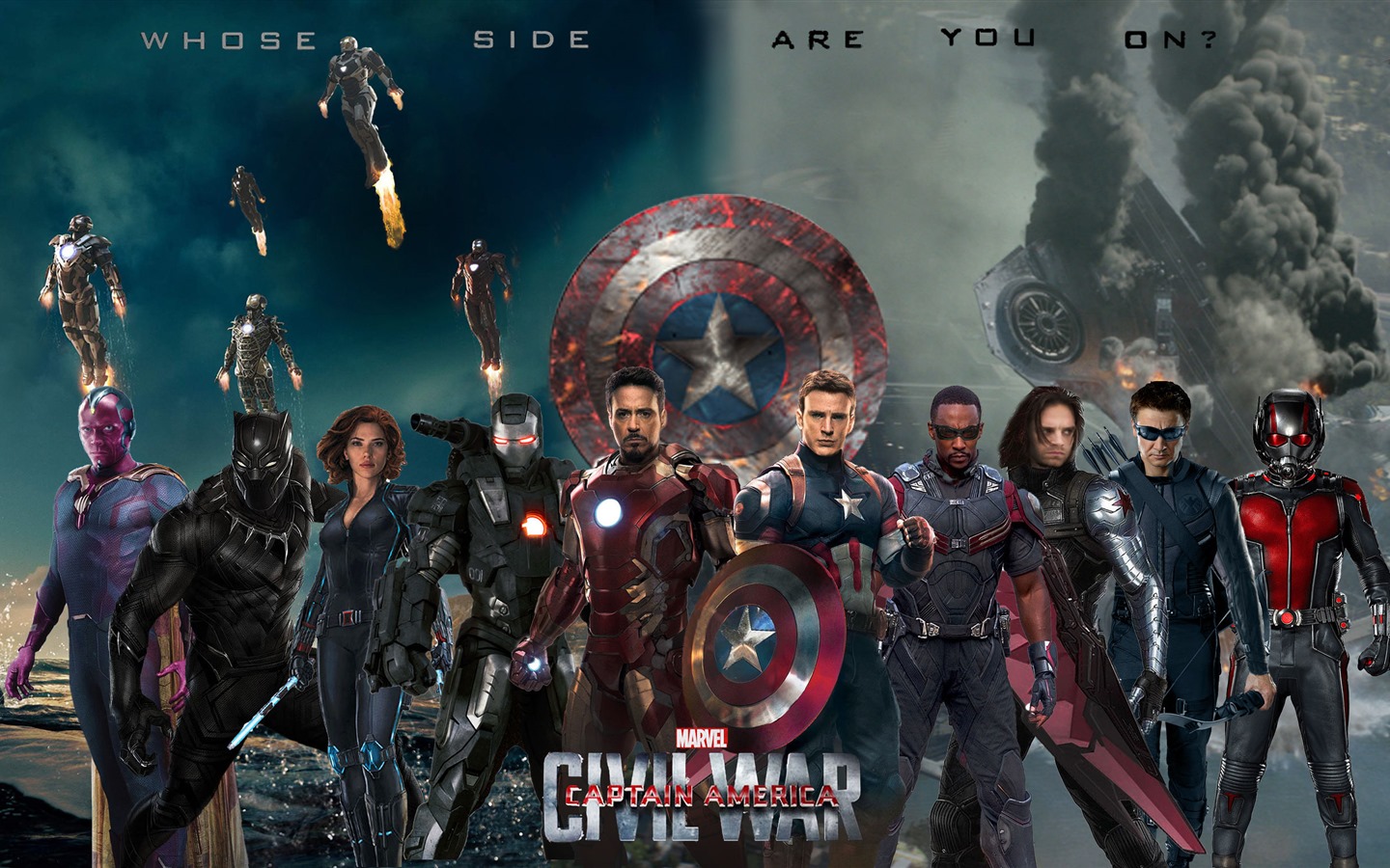 Captain America: Civil War, films HD fonds d'écran #11 - 1440x900
