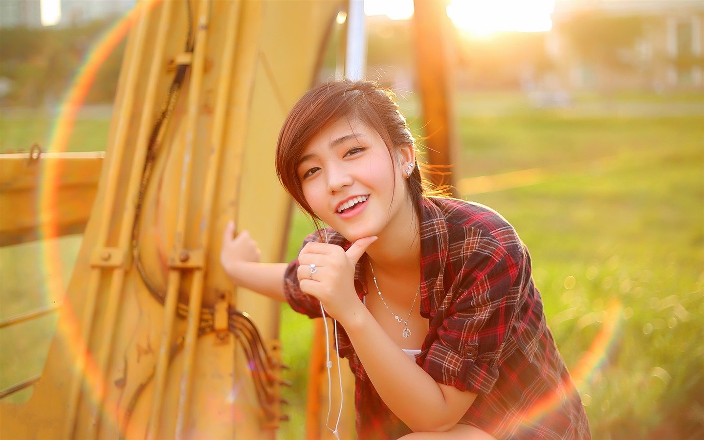 순수하고 사랑스러운 젊은 아시아 여자의 HD 월페이퍼 컬렉션 (2) #13 - 1440x900