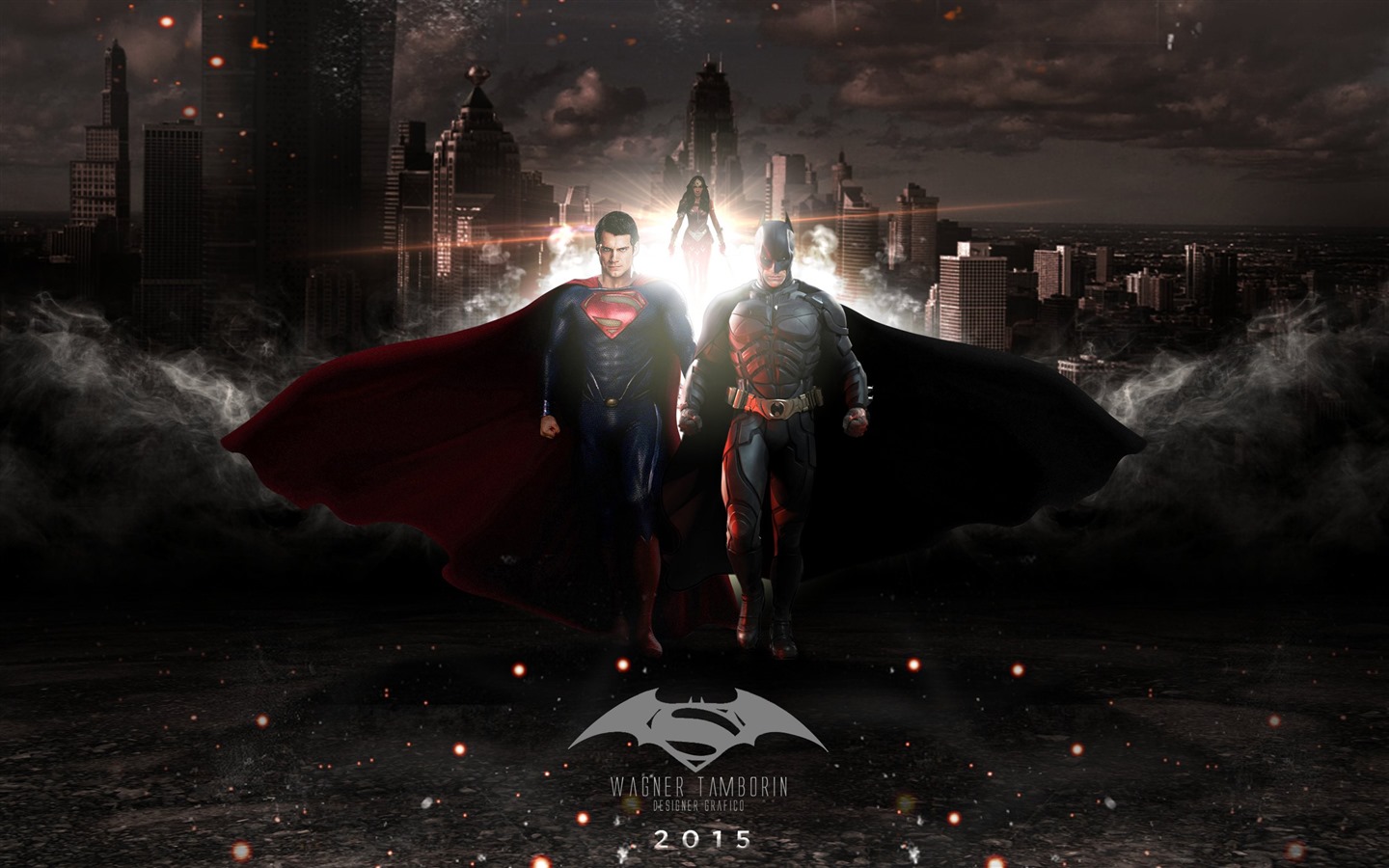фильм HD обои Рассвет Справедливости, 2016: Бэтмен против Супермена #10 - 1440x900