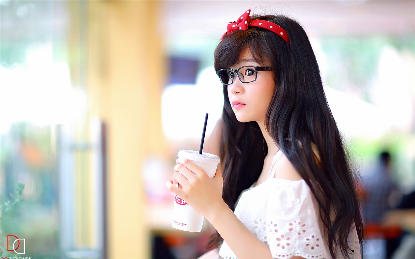 Pure and lovely young Asian girl HD wallpapers collection (3) #32 - 1440x900
