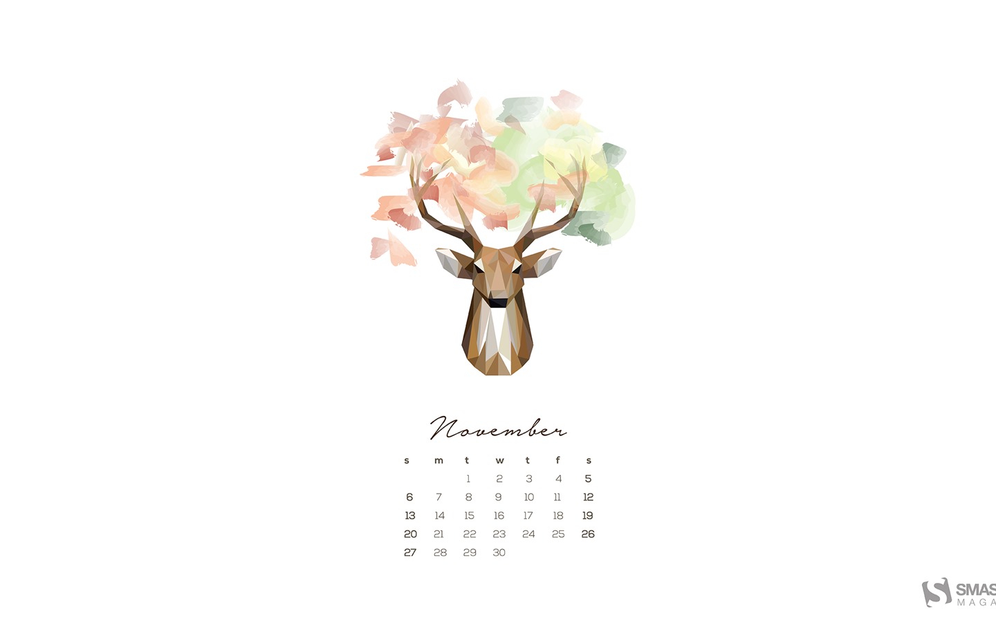 Ноябрь 2016 обои календарь (2) #11 - 1440x900