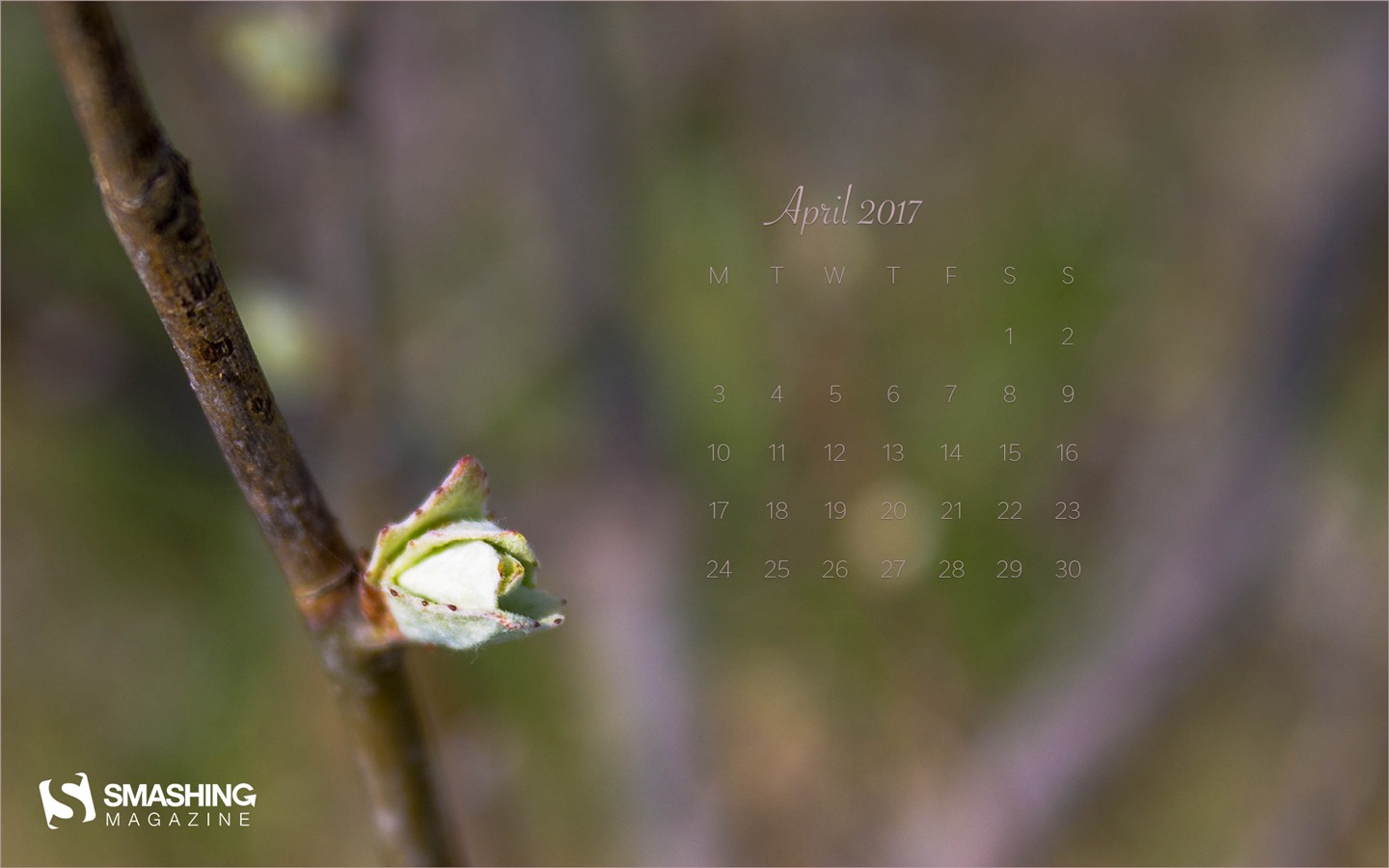 April 2017 Kalender Tapete (1) #19 - 1440x900
