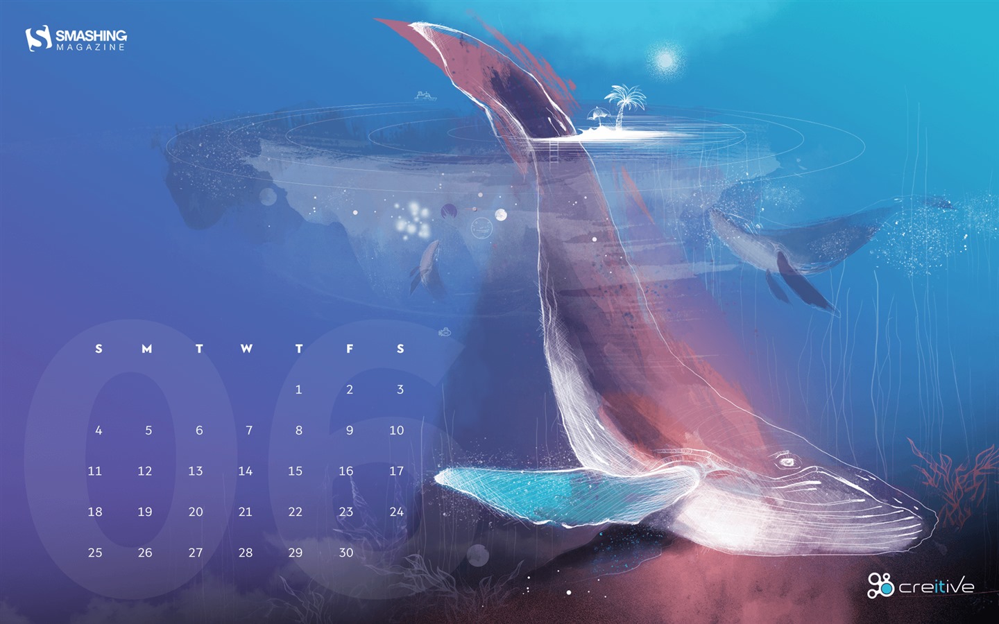Juni 2017 Kalender Tapete #1 - 1440x900