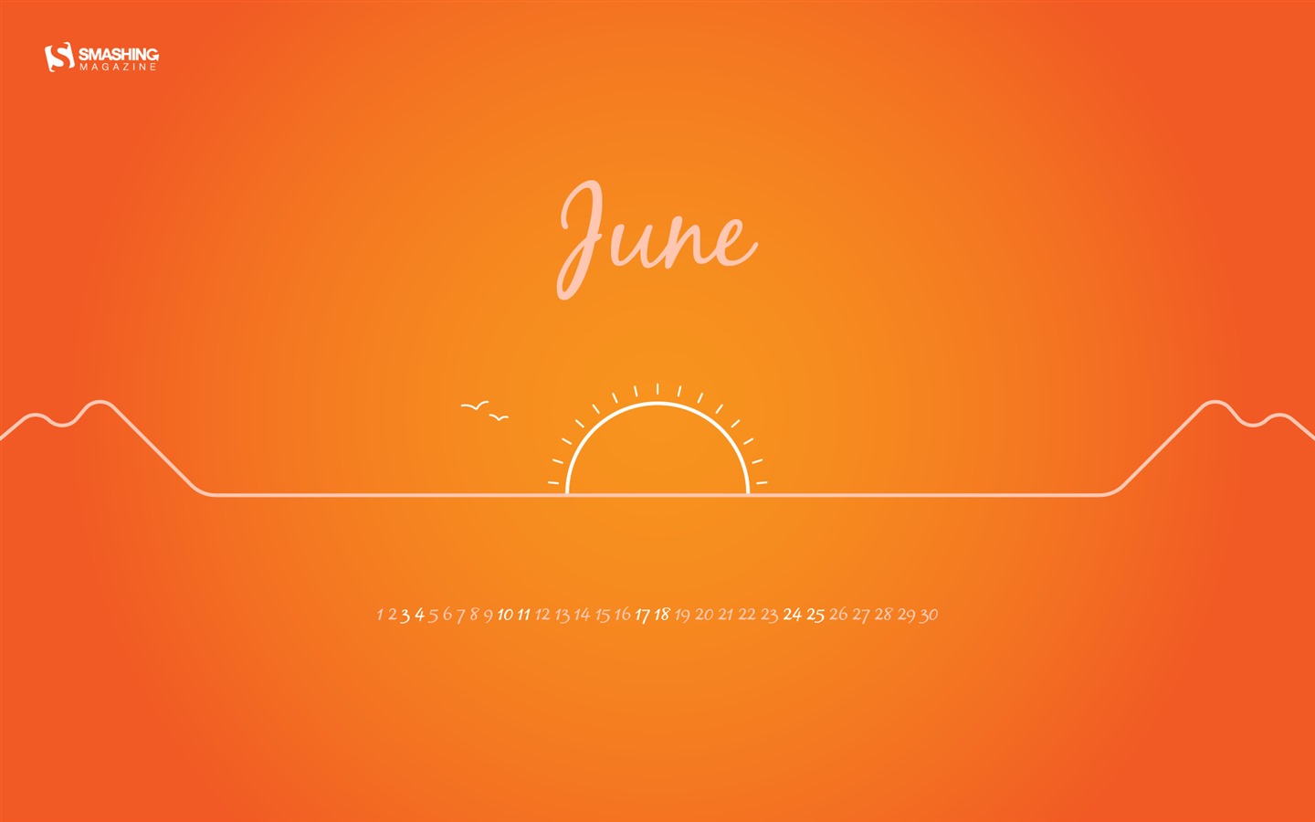 Juni 2017 Kalender Tapete #15 - 1440x900