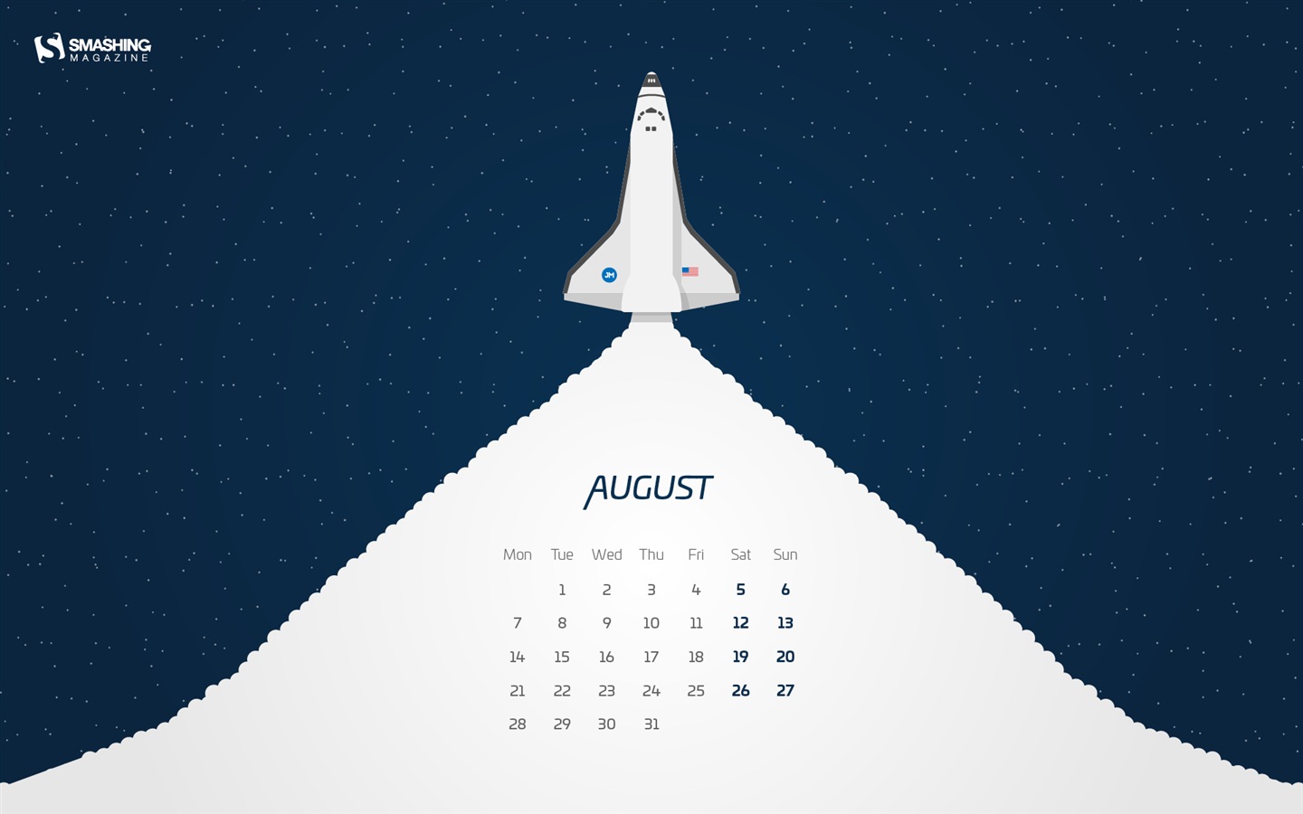 August 2017 Kalender Tapete #13 - 1440x900