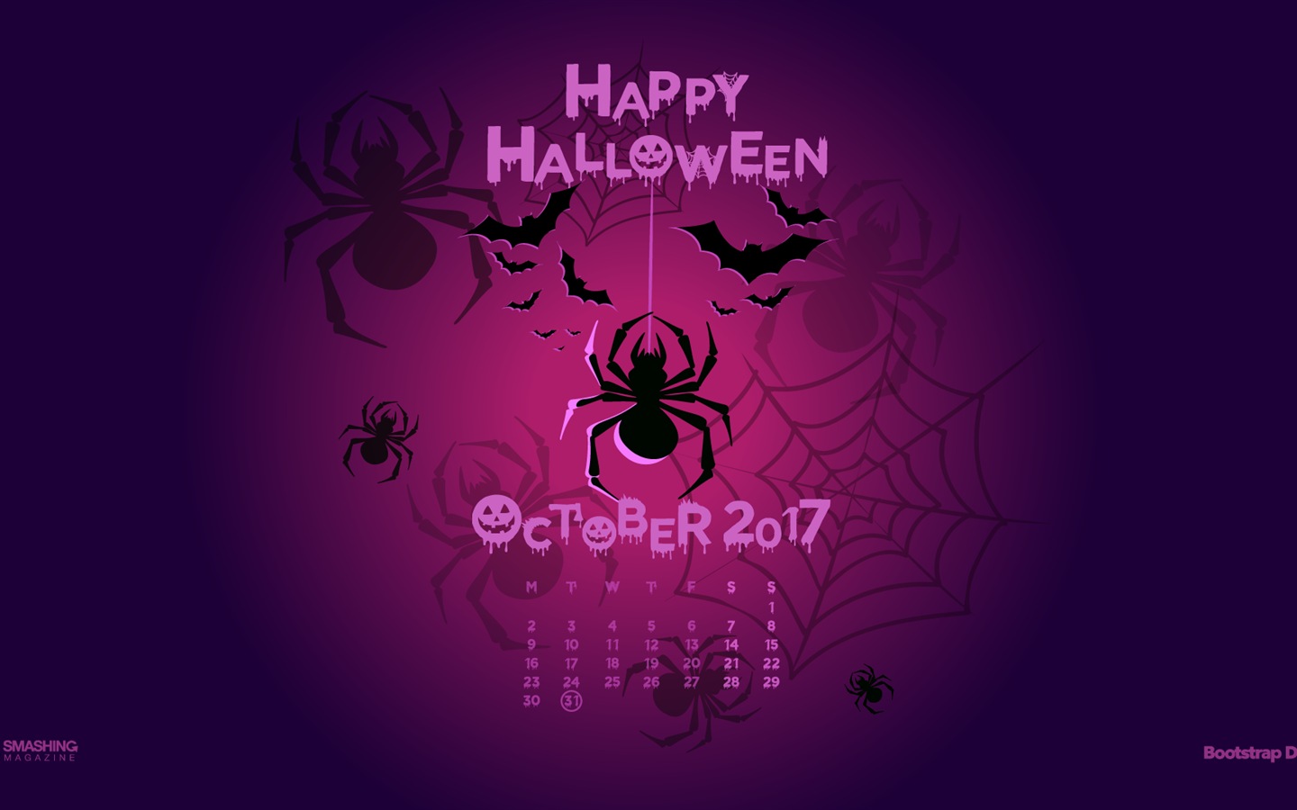 Октябрь 2017 календарь обои #16 - 1440x900