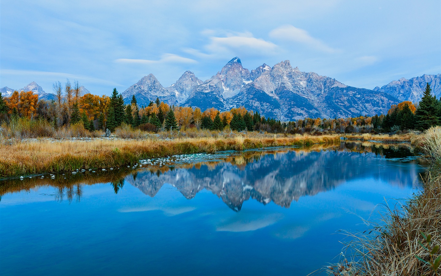 미국 그랜드 Teton 국립 공원 자연 풍경의 HD 월페이퍼 #6 - 1440x900