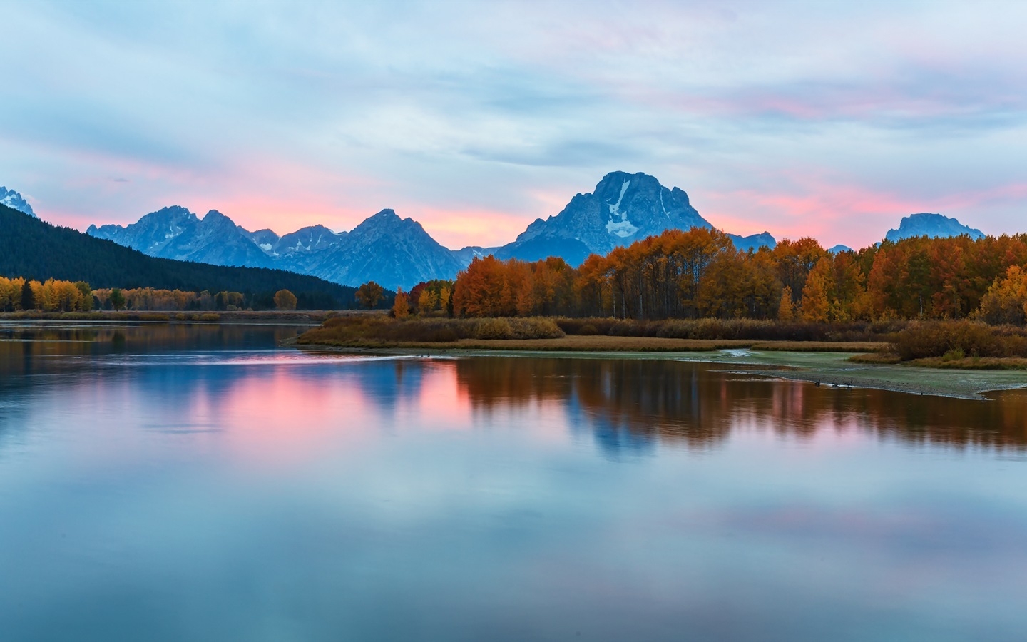 미국 그랜드 Teton 국립 공원 자연 풍경의 HD 월페이퍼 #13 - 1440x900