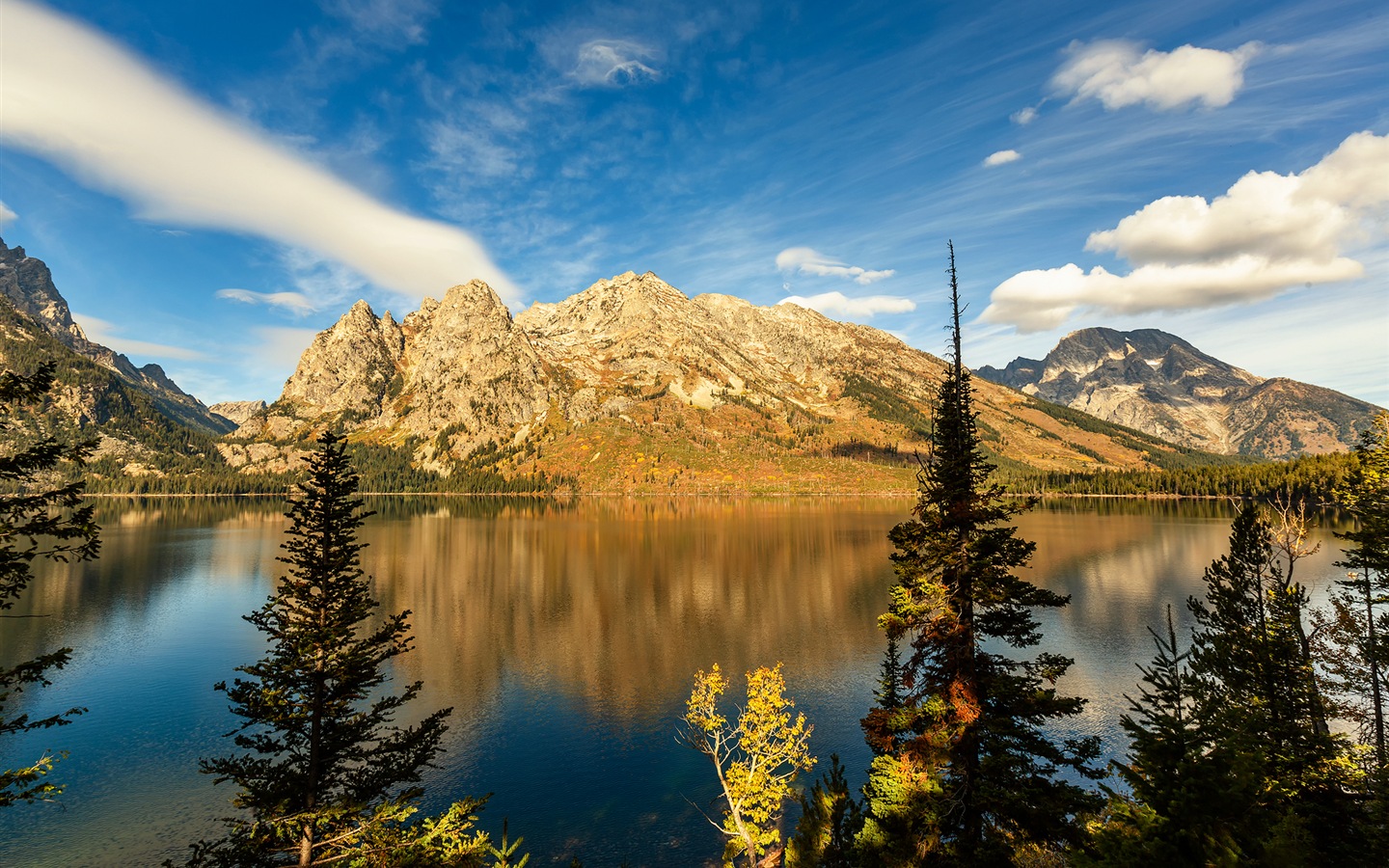 미국 그랜드 Teton 국립 공원 자연 풍경의 HD 월페이퍼 #15 - 1440x900