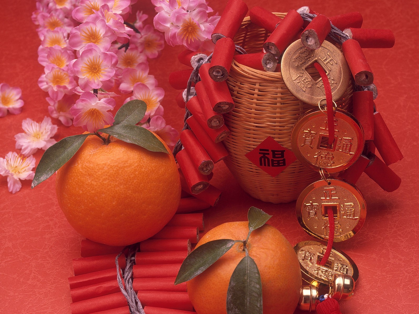 중국 바람 축제 붉은 벽지 #6 - 1600x1200