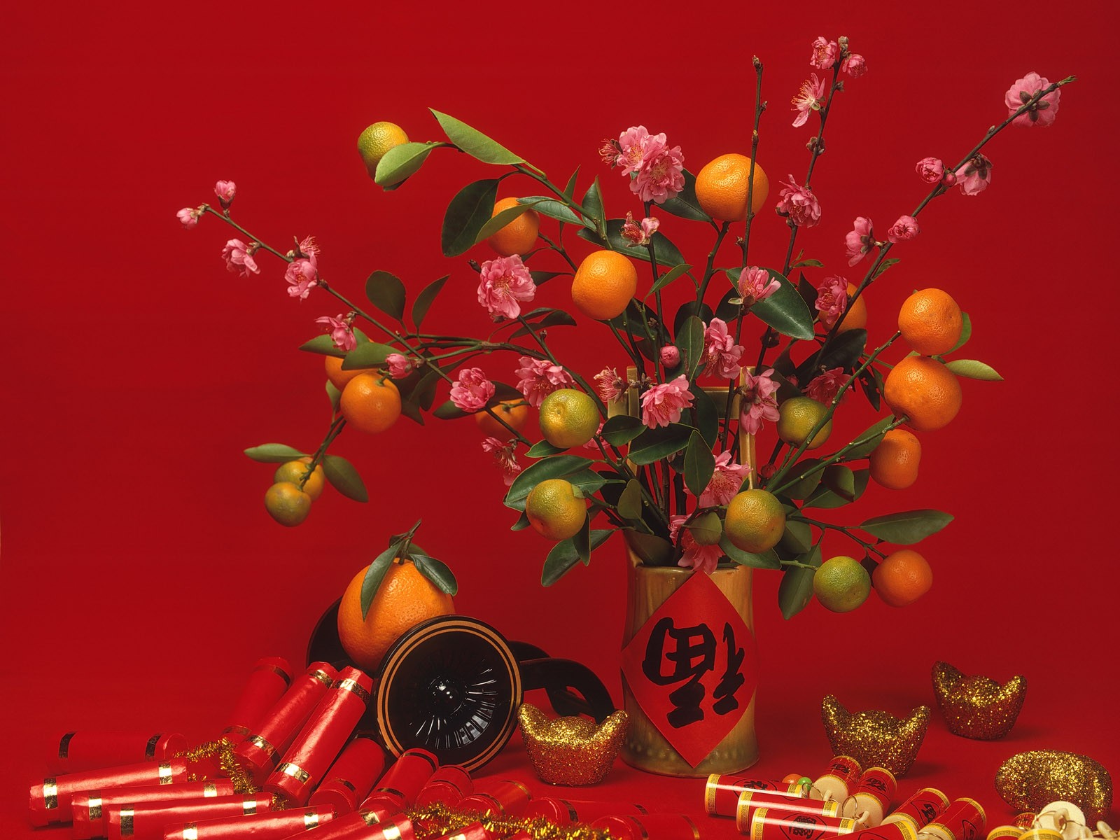 China Viento rojo festivo fondo de pantalla #49 - 1600x1200