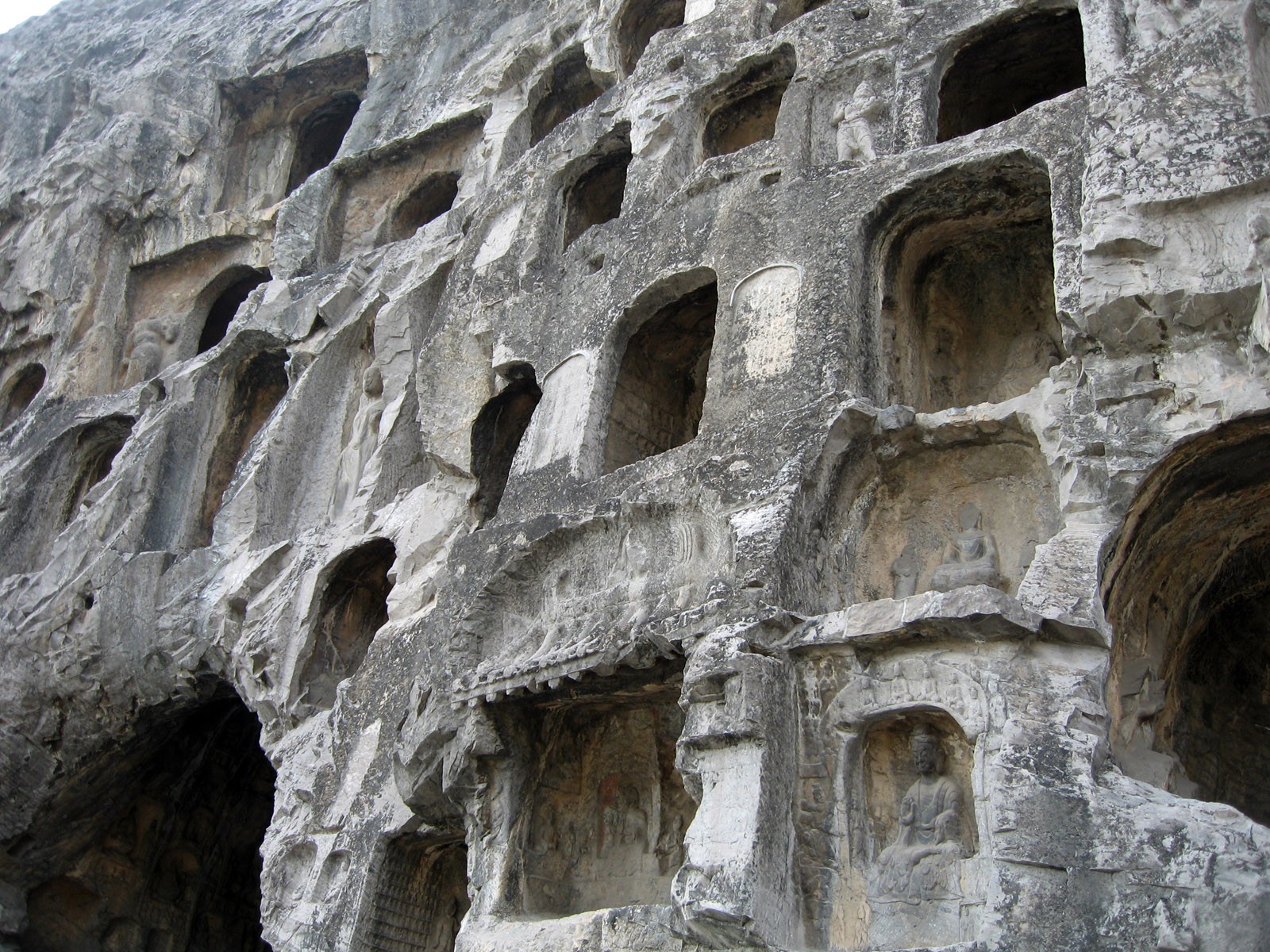 낙양, Longmen의 Grottoes는 배경 화면 #7 - 1600x1200
