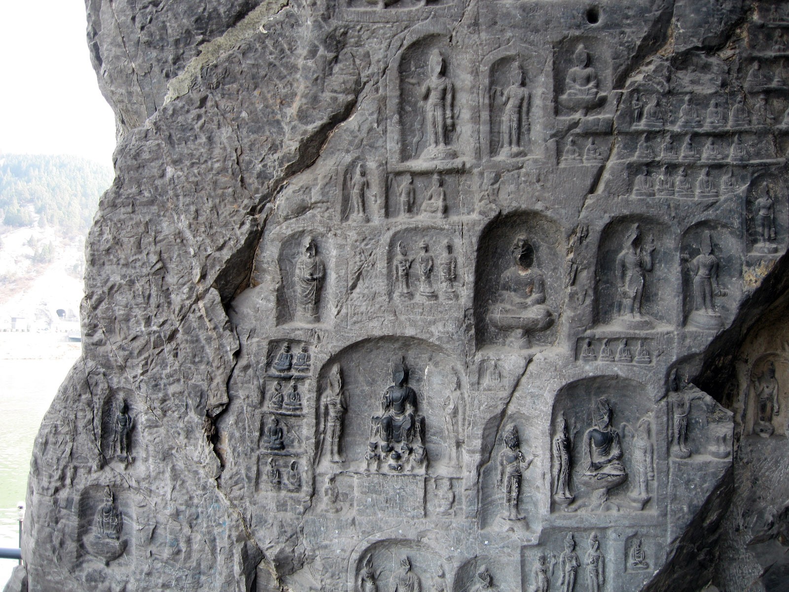 낙양, Longmen의 Grottoes는 배경 화면 #19 - 1600x1200