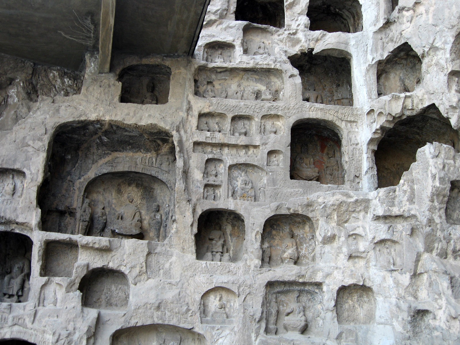 낙양, Longmen의 Grottoes는 배경 화면 #31 - 1600x1200