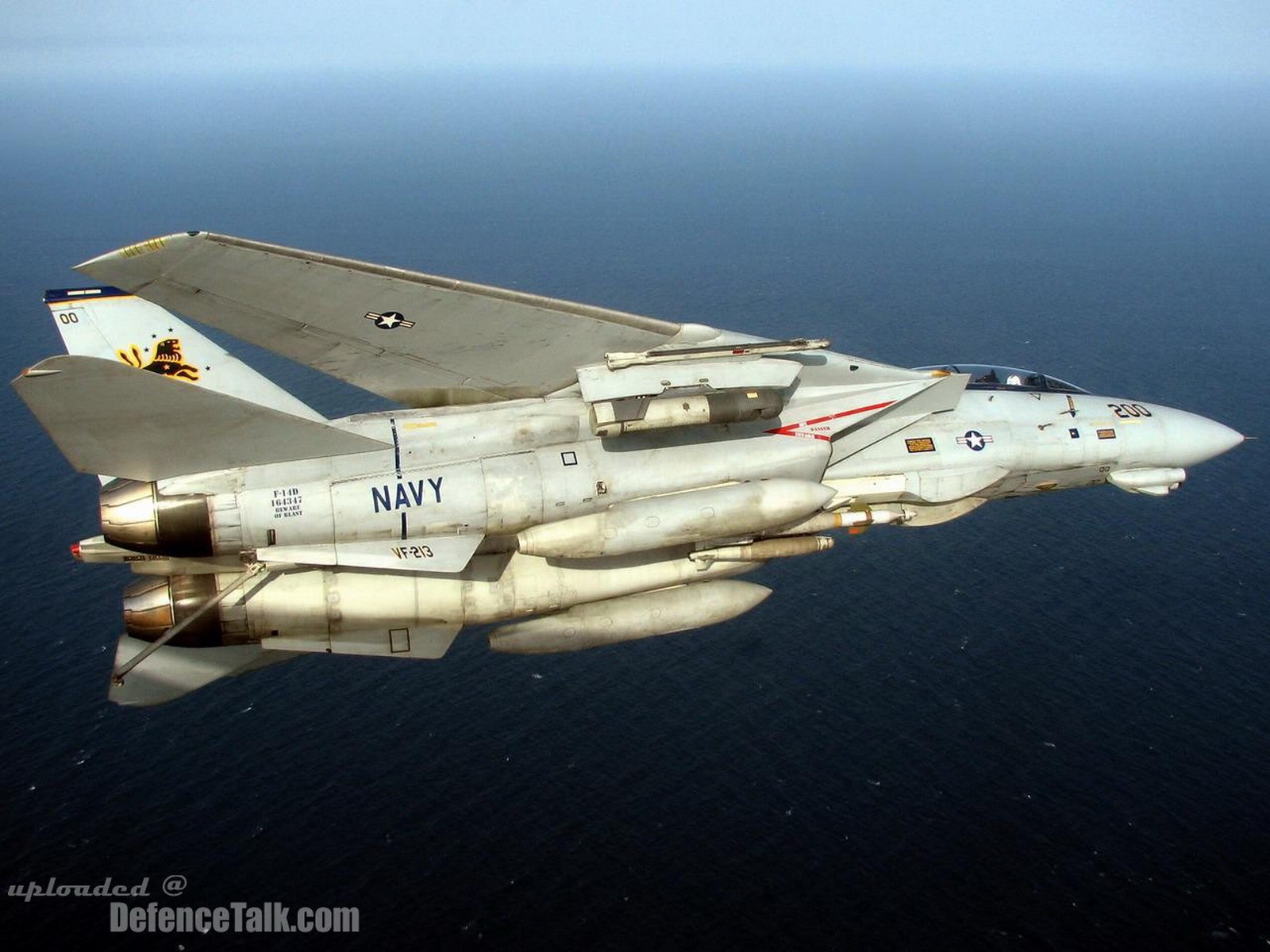 U. S. Navy F14 Tomcat bojovník #37 - 1600x1200