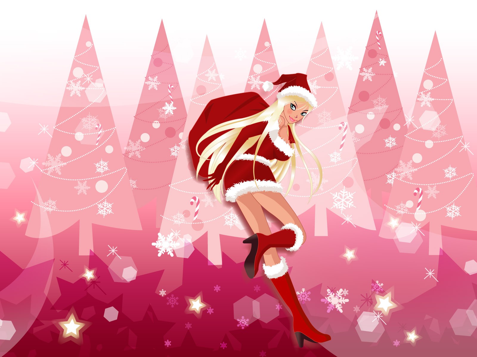 Christmas illustration wallpaper MM #7 - 1600x1200