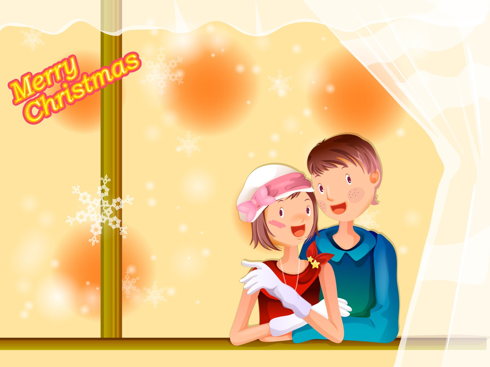 Christmas Winter Wallpaper chapter of Vector #6 - 1600x1200