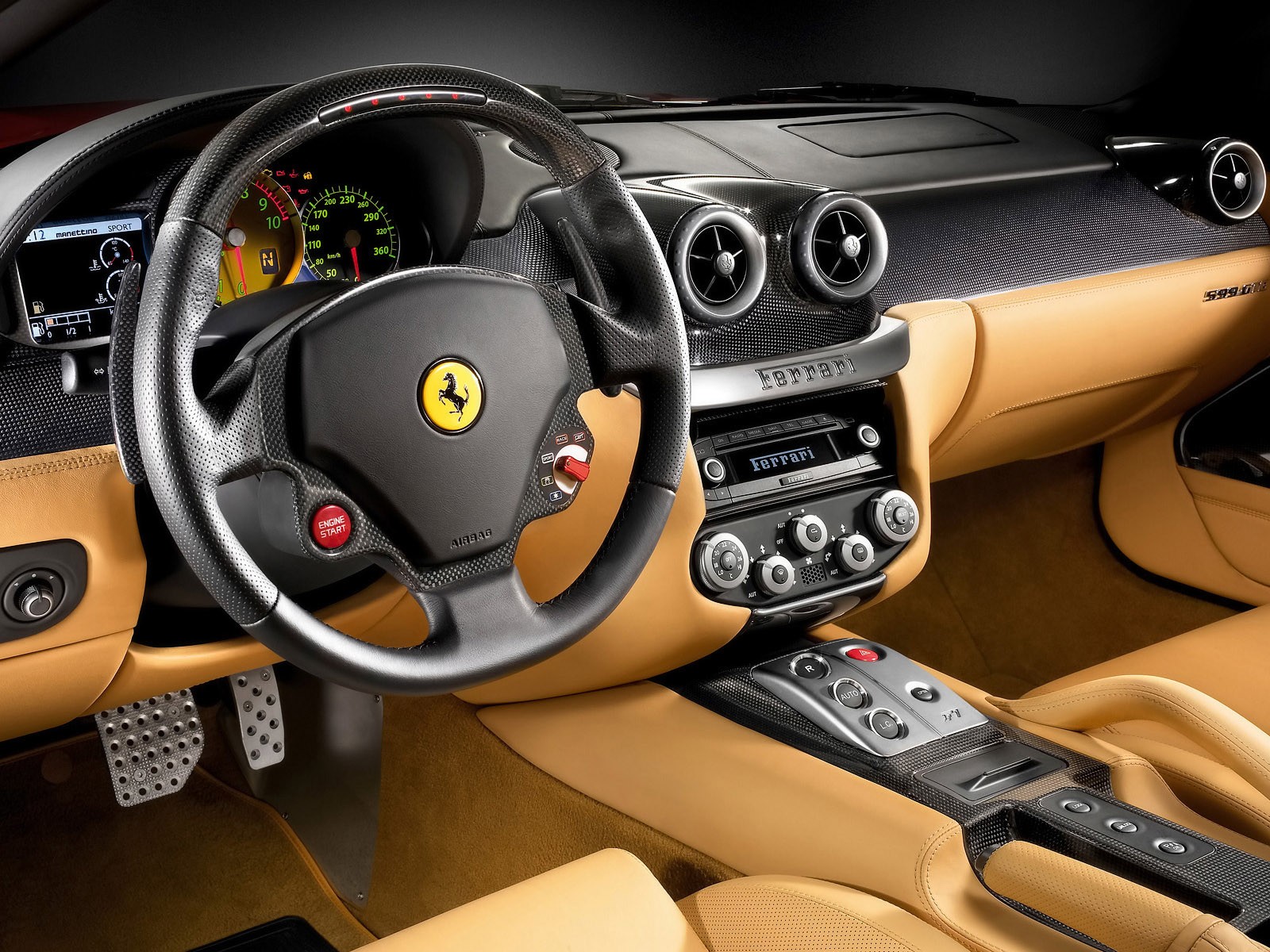 Белый Череп Ferrari F430 стола #4 - 1600x1200