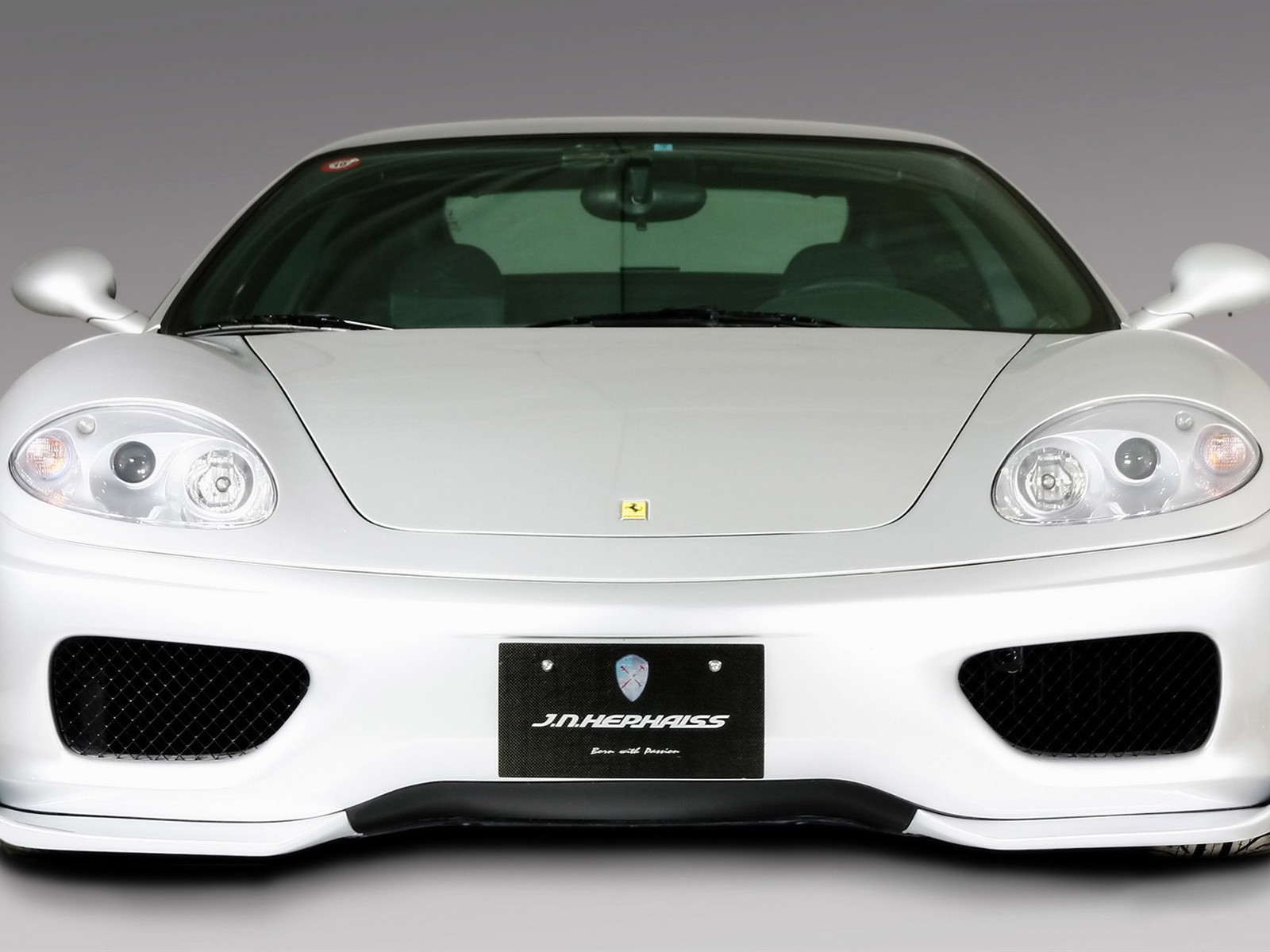 White Skull Ferrari F430 Wallpapers #6 - 1600x1200