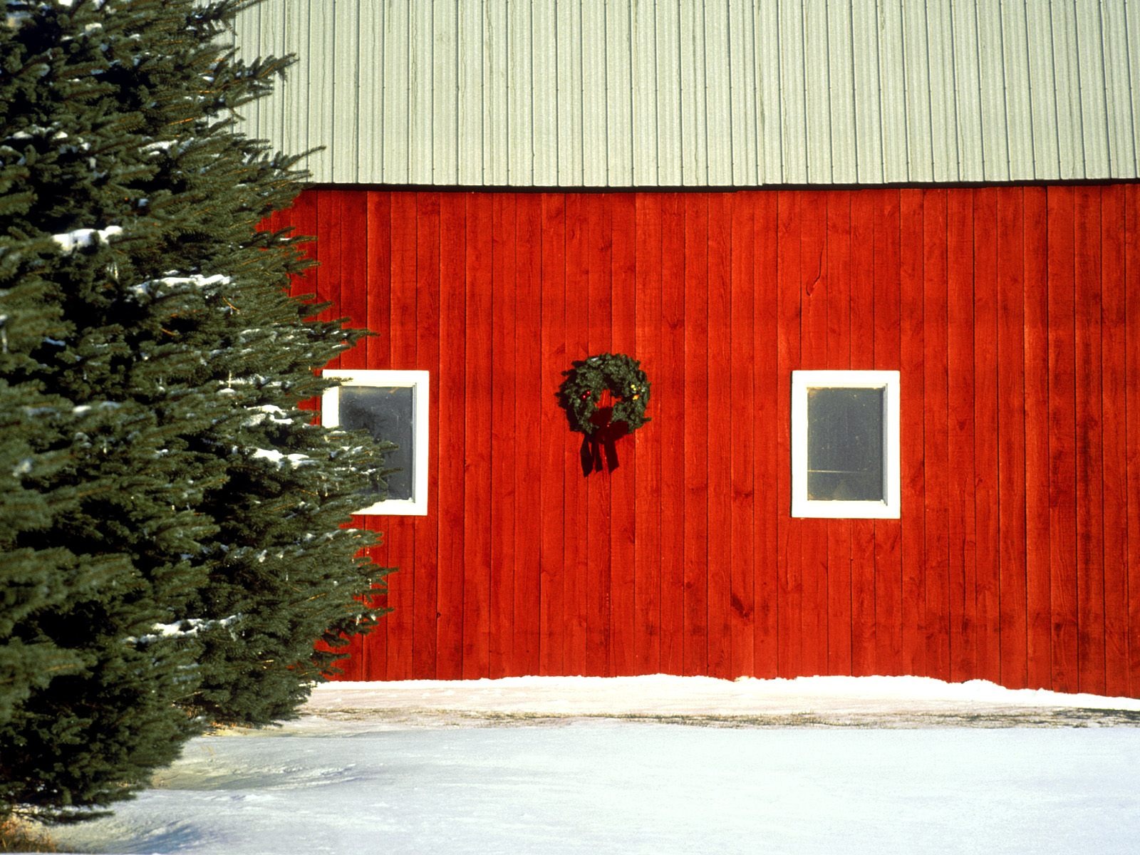 크리스마스 조경 벽지 시리즈 (1) #5 - 1600x1200