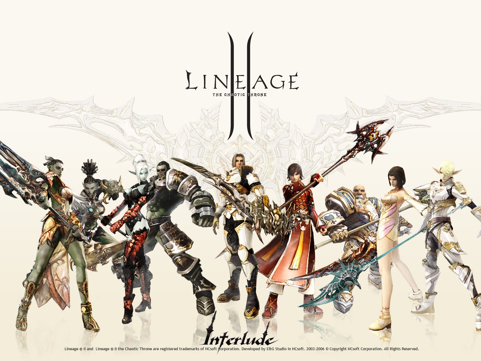 LINEAGE Ⅱ modeling HD gaming wallpapers #8 - 1600x1200