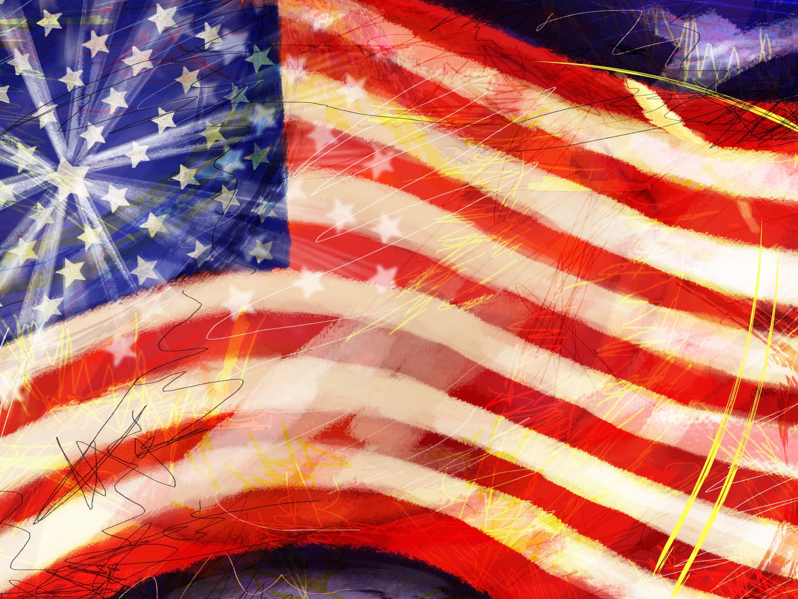米独立記念日のテーマの壁紙 #9 - 1600x1200
