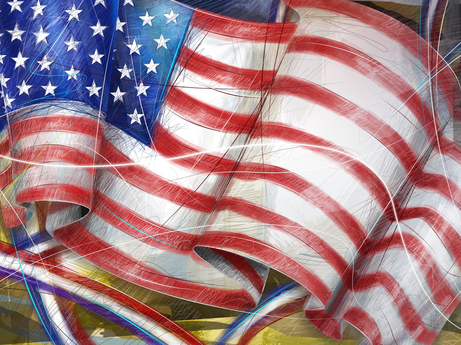 미 독립 기념일 테마 벽지 #17 - 1600x1200