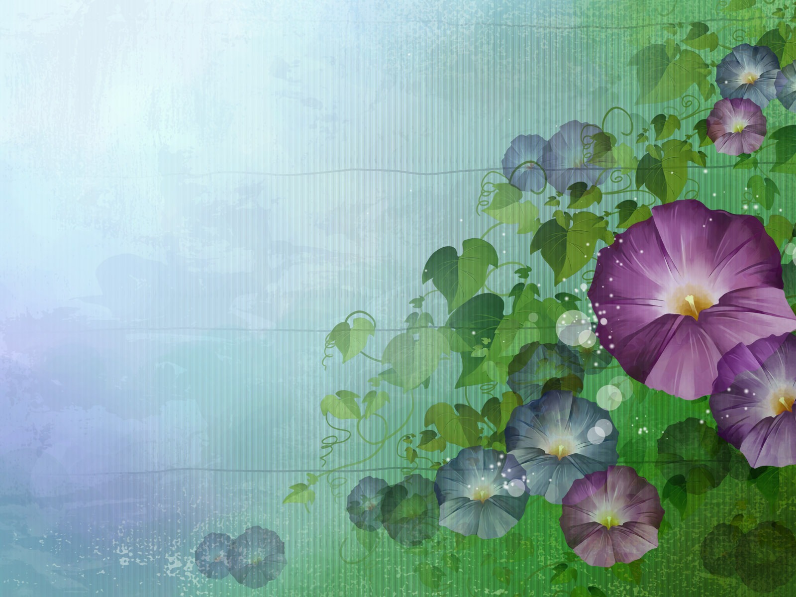 바탕 화면 합성 다채로운 꽃 #21 - 1600x1200