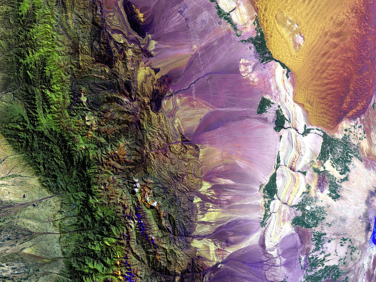 HD wallpaper krásný pohled z ptačí perspektivy na Zemi #4 - 1600x1200