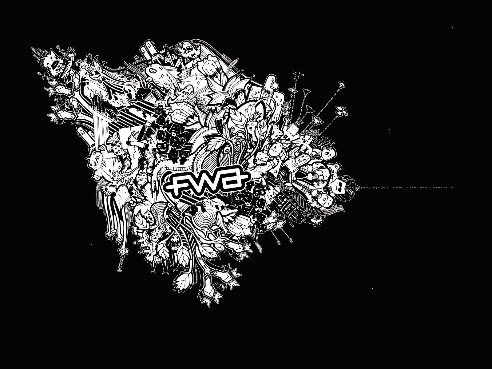 FWA 블랙 앨범 월페이퍼 #24 - 1600x1200