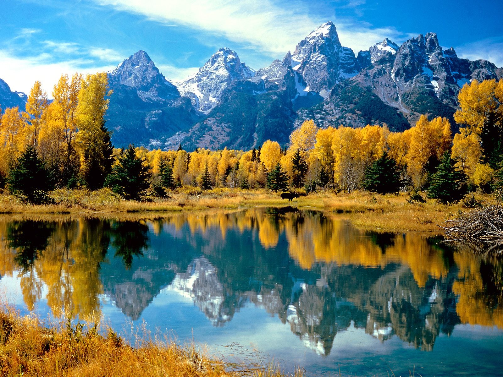 Podzimní krajina krásná tapeta #19 - 1600x1200