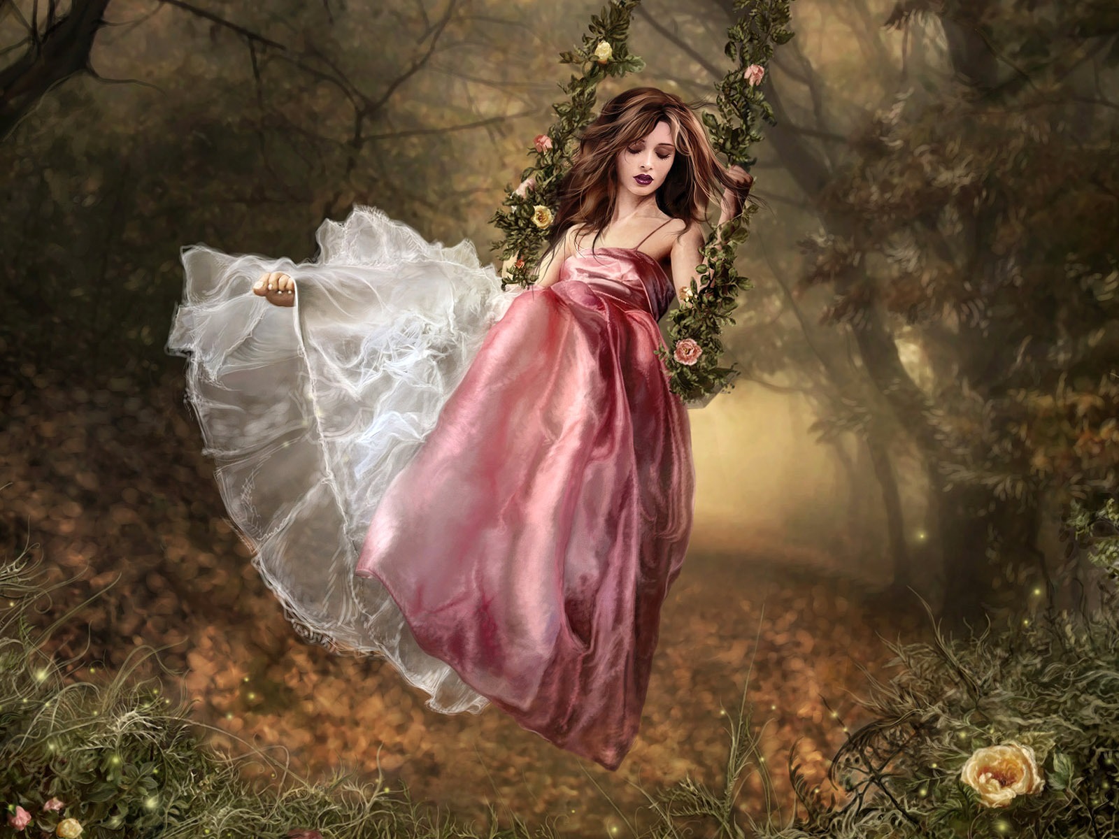 Beautiful women wallpaper fantasy illustrator #11 - 1600x1200