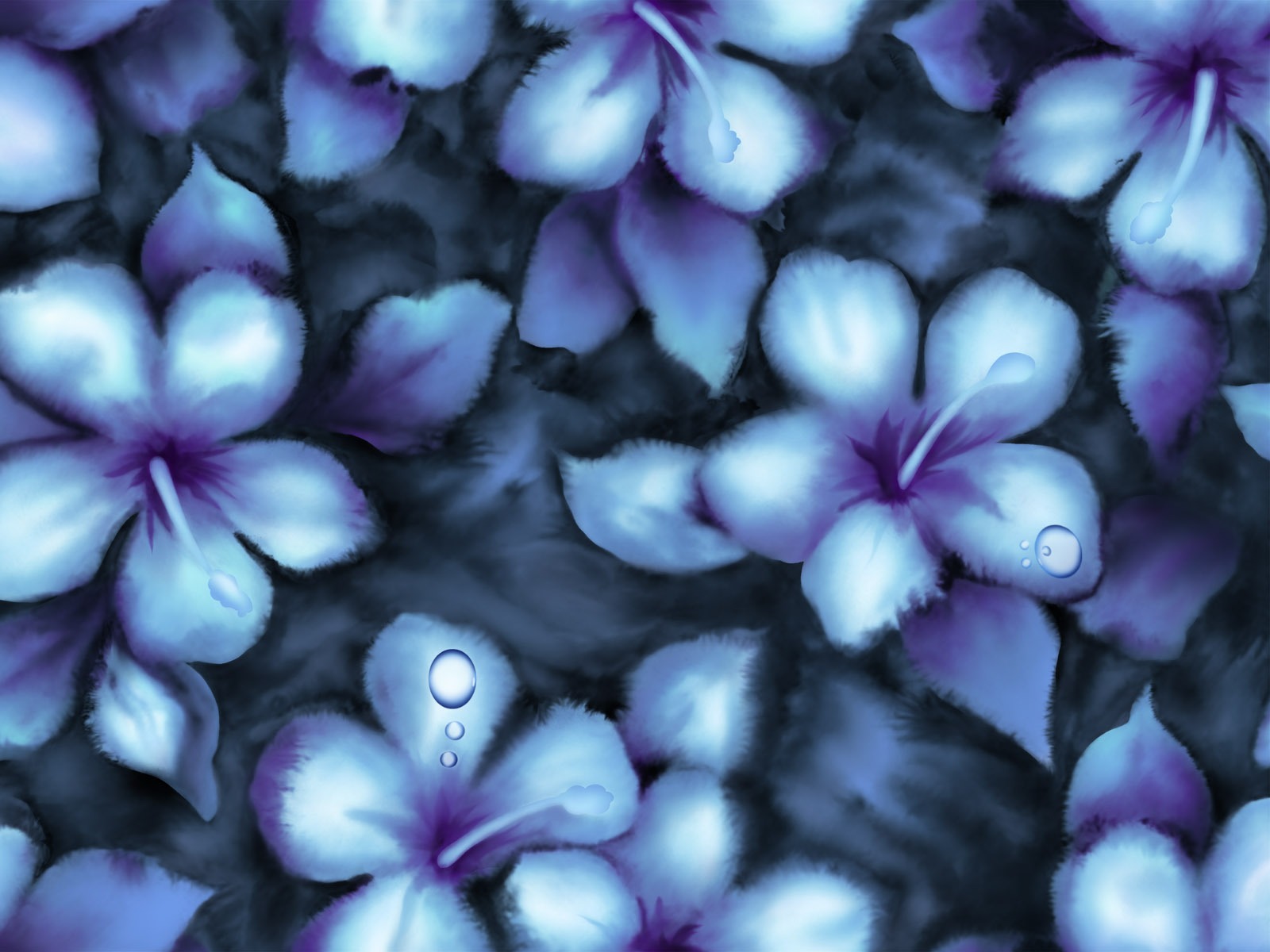Fondos de pantalla de tinta exquisita flor #31 - 1600x1200
